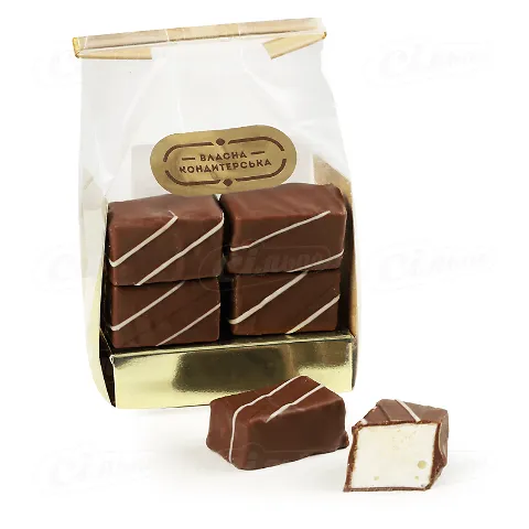 Цукерки «Пташине молоко» у молочному шоколаді, 145г