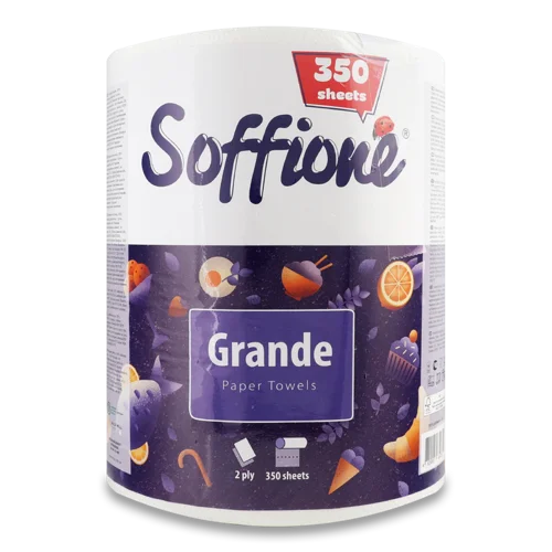 Рушники паперові 2-х шарові Grande Soffione, в/ґ, 1шт