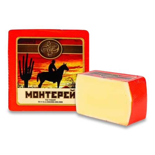 Сир Твердий Монтерей Старокозачий, 45% Жиру, кг