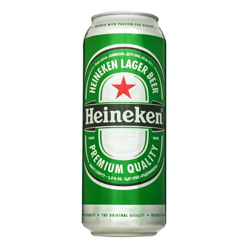 Пиво 0.5л 5% світле фільтроване пастеризоване Heineken