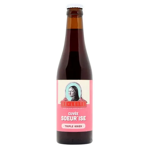 Пиво De Leite Cuvee Soeur'Ise червоне нефільтроване 8% 0,33л