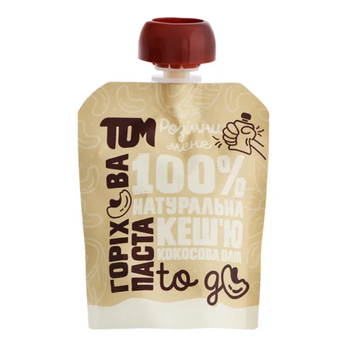 Паста горіхова Кеш'ю-кокосова олія Том д/п 64г