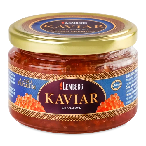 Ікра Лососева Зерниста Горбуші Вищого Ґатунку С/Б 250г
