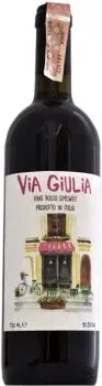 Вино Via Giulia Rosso червоне напівсолодке 0.75л 10.5%