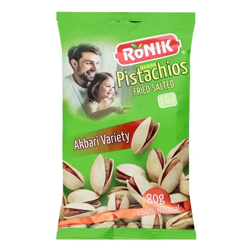 Фісташки смажені солоні Akbari Variety Ronik м/у 80г
