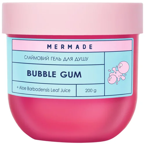 Гель слаймовий для душу Mermade Bubble Gum 200г