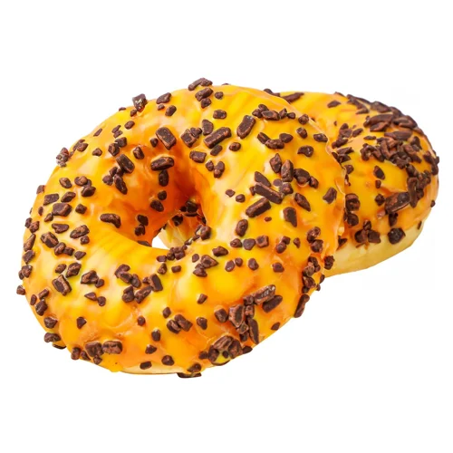 Донат Passionista з начинкою із маракуйї та шматочками чорного шоколаду 75г