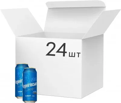 Пиво Чернігівське Light світле 4,3% 0,5л