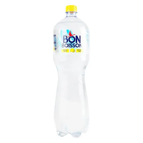Вода мінеральна Bon Boisson Лимон сильногазована 1,75л