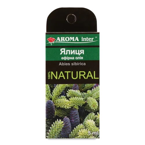 Ефірна Олія Ялиця Aroma Inter, 5мл, натуральна, в/с
