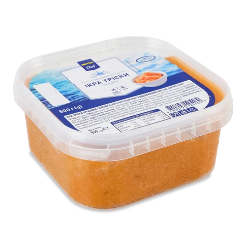 Ікра Тріски Пробійна Солона З Додаванням Олії Metro Chef, В/ґ, 500г