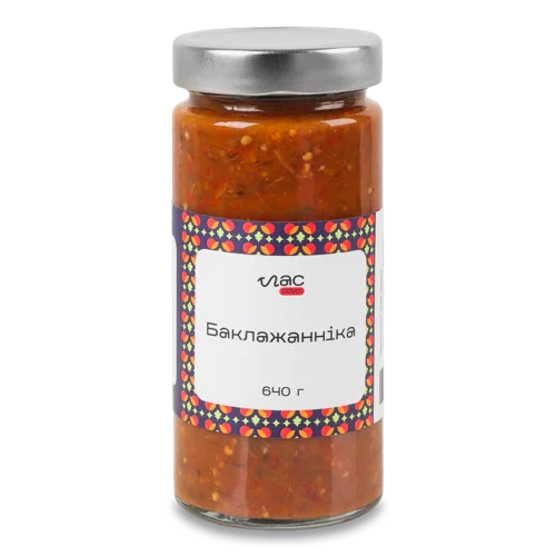 Соус Баклажанніка, Вищого Ґатунку, У Скляній Банці, 640г