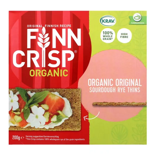 Сухарики житні Original taste Organic з цільнозмеленого борошна 200