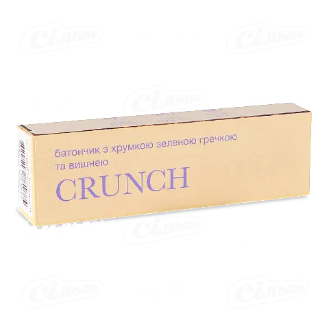 Батончик Green Chef Crunch хрумка гречка-вишня, 50г