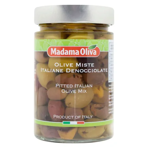 Оливки Madama Oliva Мікс італійські без кісточок 290г