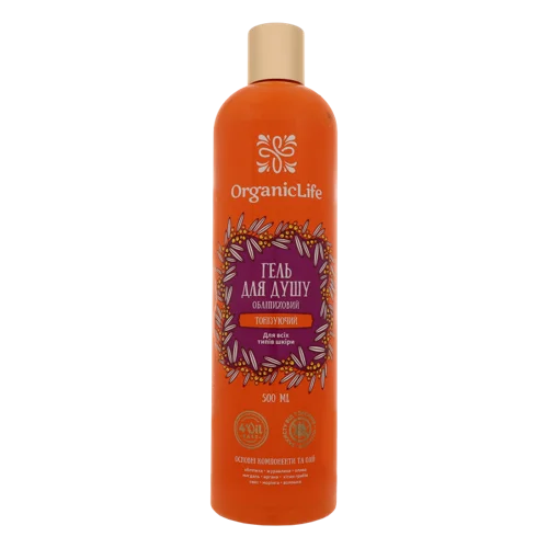 Гель для Душу Обліпиховий Тонізуючий Organic Life, 500мл
