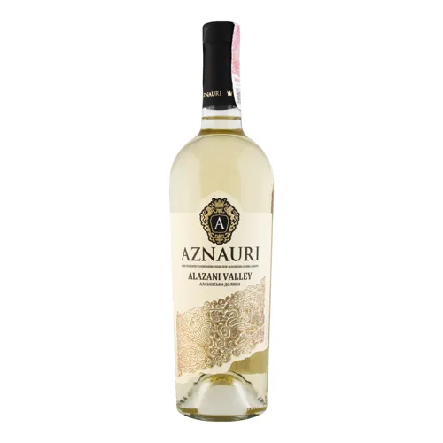Вино 0.75л 9-13% біле напівсолодке Alazani valley Aznauri пл