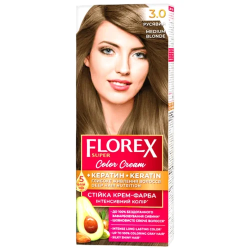 Крем-фарба Florex для волосся русий колір