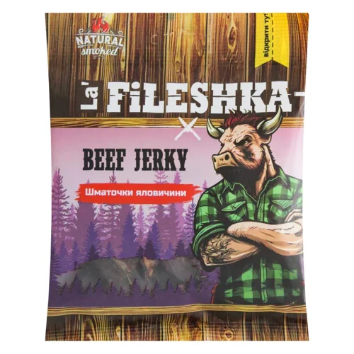 Яловичина La' Fileshka шматочки сирокопчена 40г