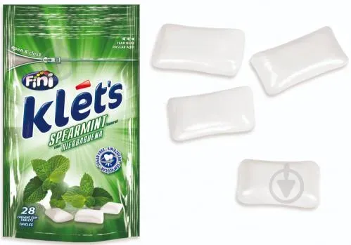 Жувальна гумка Klets М'ята 22 х 39г