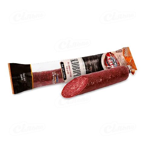 Ковбаса «Алан» «Яловича» сиров'ялена вищого ґатунку, кг