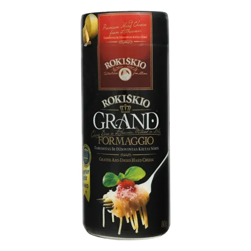 Сир 37% твердий Grand Rokiskio тубус 80г