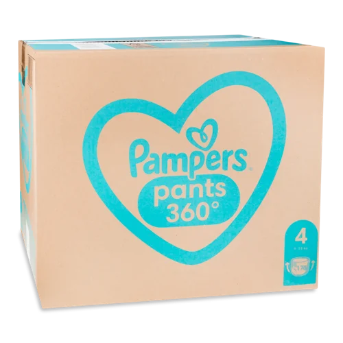 Памперси Трусики для Дітей 9-15 кг 4 Pants 360 Pampers 176 шт, в/ґ