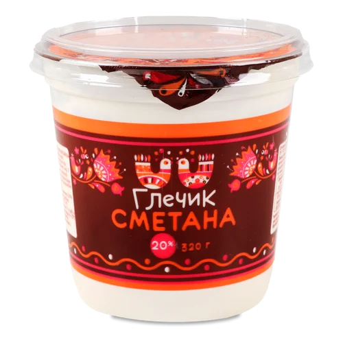 Сметана 20% Натуральна, Глечик, ст 320г