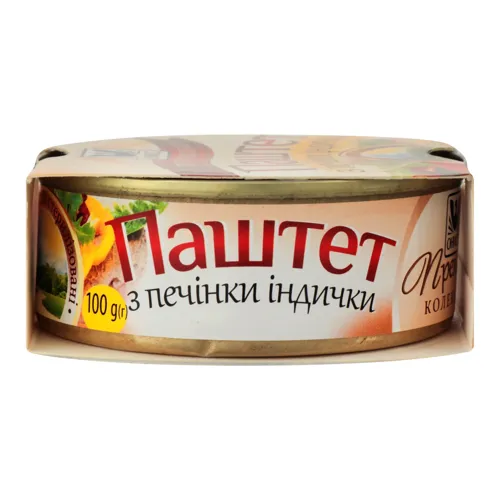 Паштет з печінки індички Онисс з/б 100г