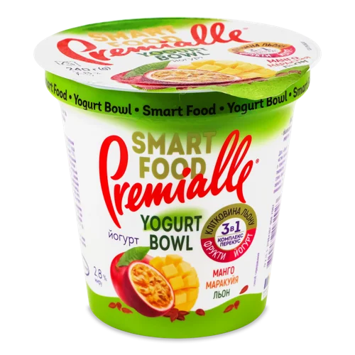 Йогурт 2.8% Манго-Маракуя-Льон, в/ґ, 240г