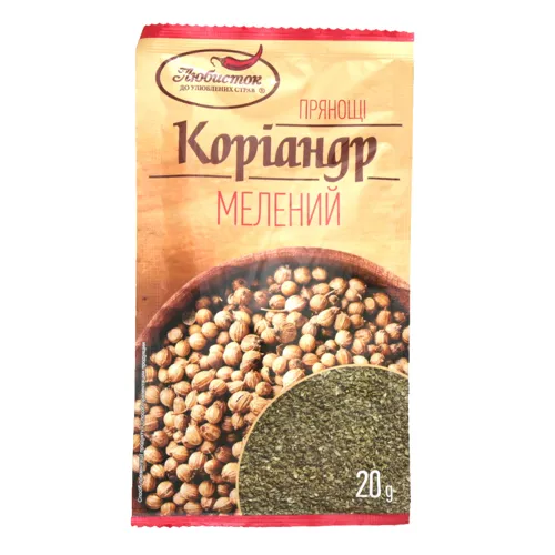 Коріандр мелений 20г «Любисток»