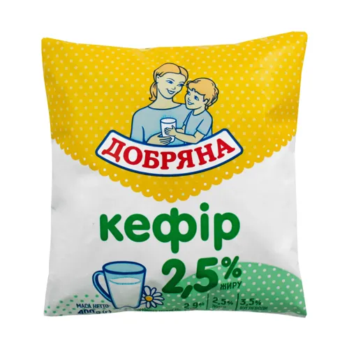 Кефір 2.5% Добряна м/у 400г