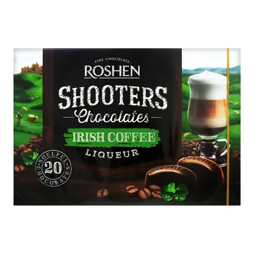 Цукерки Roshen Shooters Irish coffee 150г х10