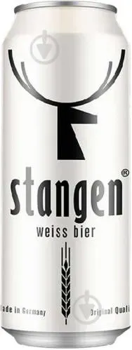 Пиво Stangen Weiss bier 0.5 ж/б
