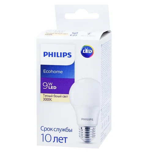 Лампочка Philips Ecohome світлодіодна 9W 680lm E27