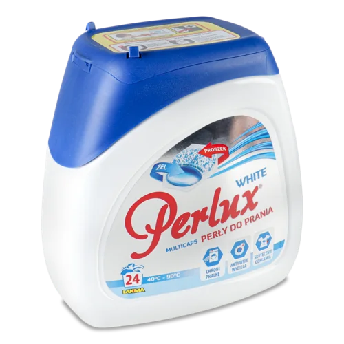 Капсули для Прання Білої Одягу Perlux, Вищого Ґатунку, 24 шт