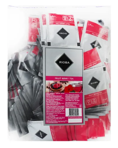 Чай фруктовий «RIOBA» 100 пакетів, фруктові ягоди