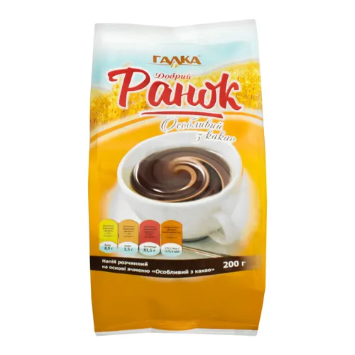 Напій розчинний Особливий з какао Добрий Ранок Галка м/у 200г