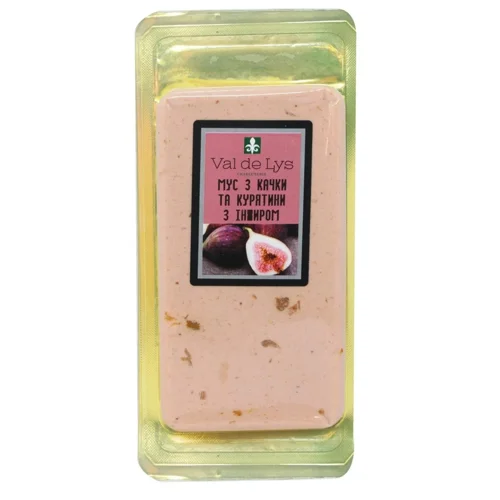 Мус Val de Lys з качки та курятини з інжиром 170г