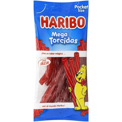 Цукерки Haribo Mega Torcidas Fresa 75г