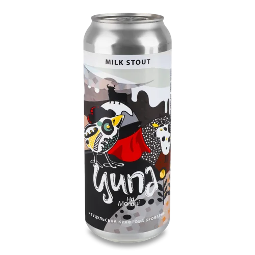 Пиво Темне Нефільтроване Непастеризоване, 5.9% в/ґ, 0.5л, з/б