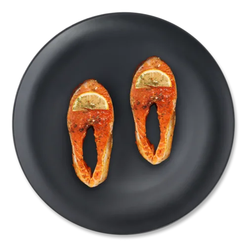 Сьомга (лосось) маринована, стейк