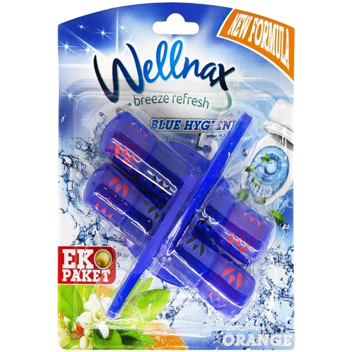 Блок для унітазу Wellnax Синя вода Квітучий Апельсин 2шт*50г