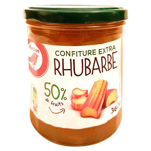 Конфітюр Auchan з ревіню 360г