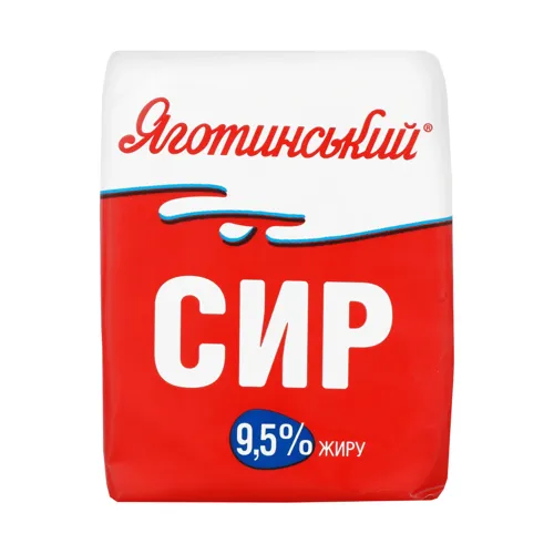 Сир кисломолочний «Яготинський» 9.5%, 200г