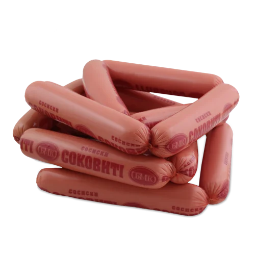 Сосиски Варені Соковиті Безлюдівський М'ясокомбінат, кг