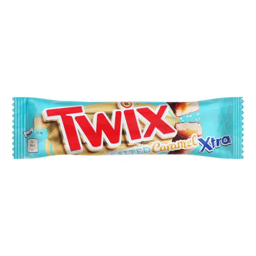 Печиво пісочне з солоною карамеллю в молочному шоколаді Xtra Twix м/у 2х37.5г