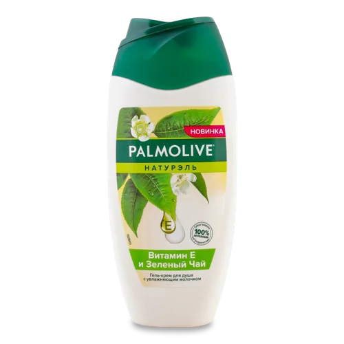 Гель-Крем Для Душу Вітамін Е і Зелений Чай Натурель Palmolive, Пластикова Пляшка 250мл