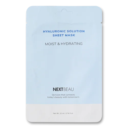 Маска для Обличчя Hyaluronic Nextbeau, 22 мл, гіалуронова зволожуюча