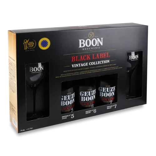 Пиво Black Label В/ґ 3x0.75л + 2 Келихи